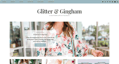 Desktop Screenshot of glitterandgingham.com
